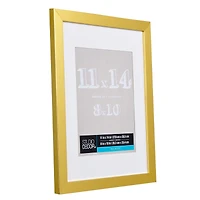 8 Pack: Gold Metallic Frame with Mat