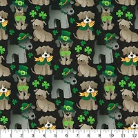 Fabric Traditions St. Patrick's Day Dogs Cotton Fabric