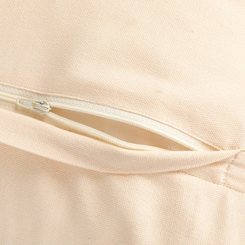 Hello Honey® White New Zealand Wool & Cotton Lumbar Pillow