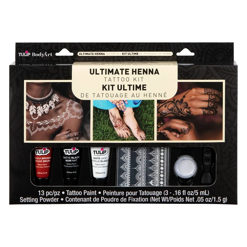 Tulip® Body Art® Ultimate Henna Tattoo Kit