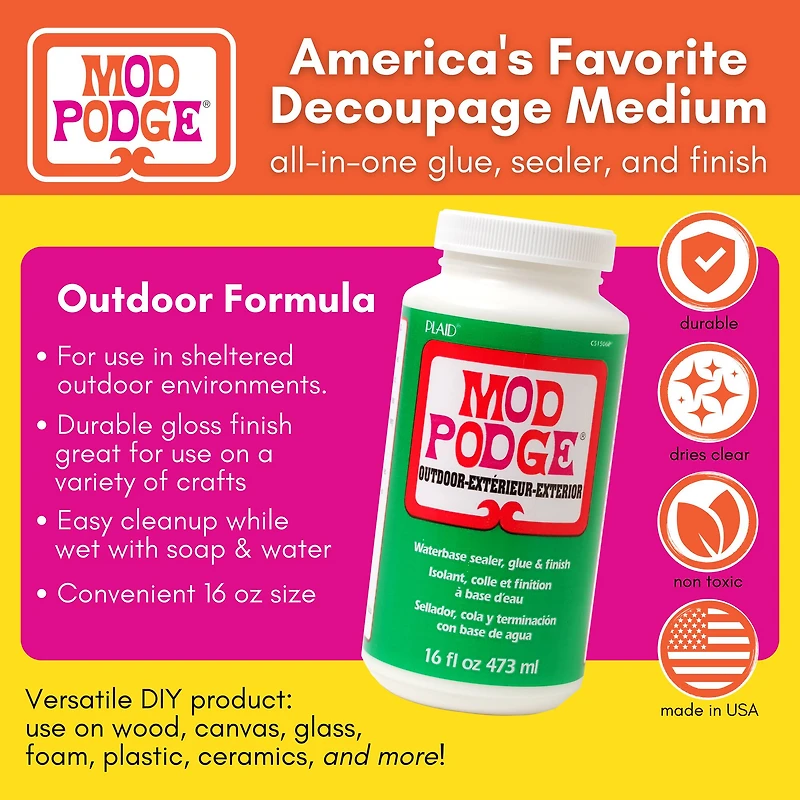 6 Pack: Mod Podge® Outdoor, 16oz.