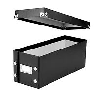 Snap-N-Store Black CD Box, 2ct.