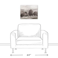 Mellow Landscape 20" x 16" Canvas Wall Art