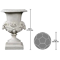 Design Toscano® 28" Hermes Ram's Head Garden Urn