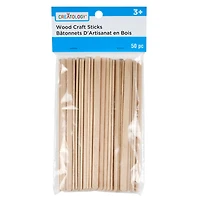 12 Packs: 50 ct. (600 total) 5.5" Wood Craft Sticks by Creatology™