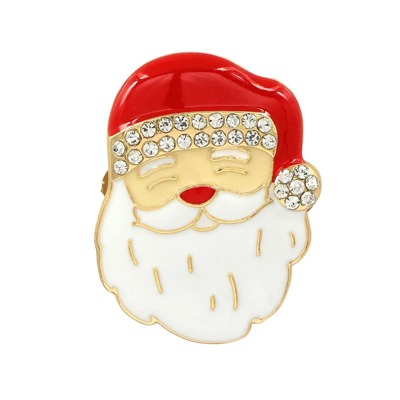 Santa Face Brooch by Celebrate It™