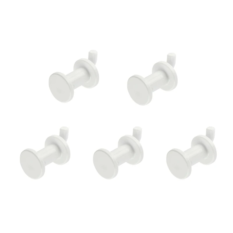 White Plastic Pegboard Hangers by Simply Tidy®, 5ct.