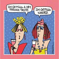 JAM Paper Dry French Taste Cocktail Napkins, 40ct.