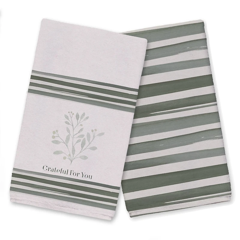 Grateful For You Tea Towel Set