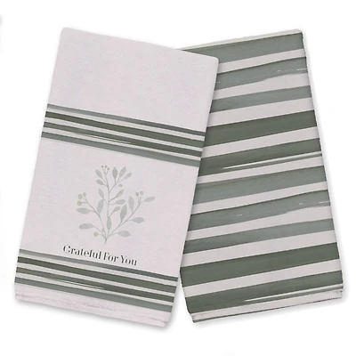 Grateful For You Tea Towel Set