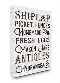 Stupell Industries The Best Rustic Things Farmhouse Wall Art