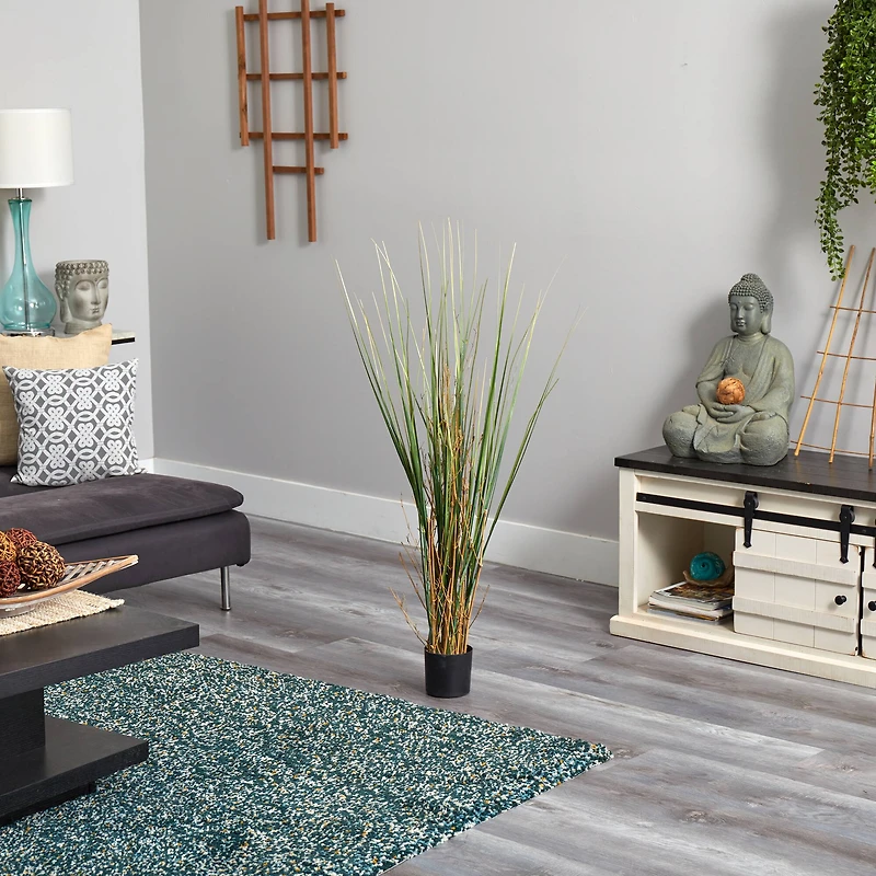 4ft. Potted Grass & Bamboo Plant