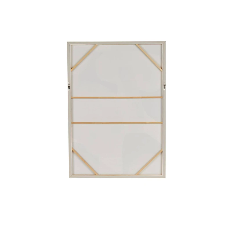 40" x 56" Brown Geometric Abstract Overlapping Circles Canvas Wall Art