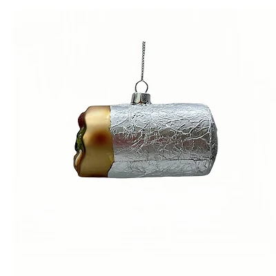 4" Wrapped Burrito Glass Ornament by Ashland®