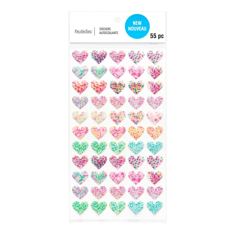 Confetti Heart Stickers by Recollections™