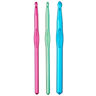 Aluminum Crochet Hook Set by Loops & Threads®, J/K/N