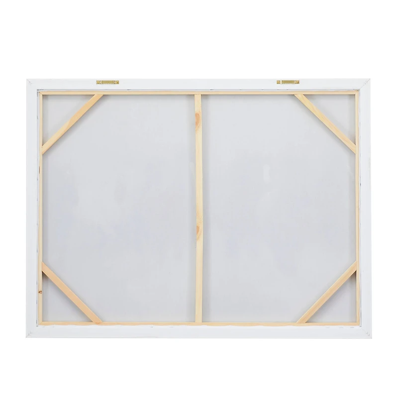 Gray Polystone Modern Farmhouse Framed Wall Art, 30" x 40"