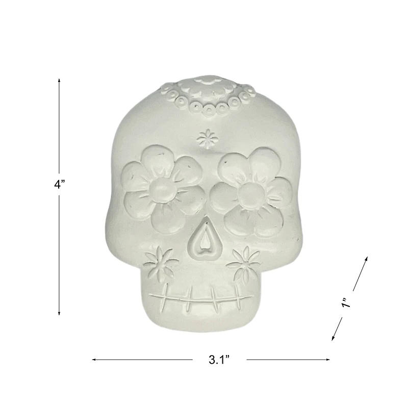 4" DIY Male Sugar Skull Wall Décor by Ashland®