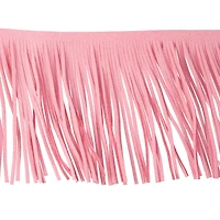 3 3/4" Pink Flocked Fringe Trim by Celebrate It®