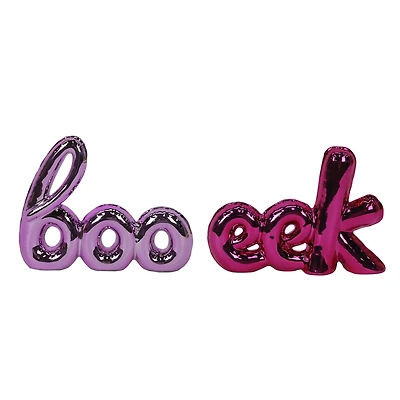 Assorted 7.5" Scary Bubble Word Ceramic Tabletop Décor, 1pc. by Ashland®