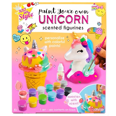 Just My Style® Paint Your Own Scented Unicorn Figurines