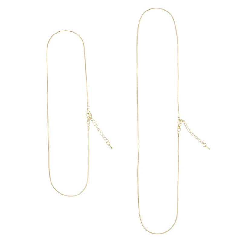 Snake Necklace Chains by Bead Landing