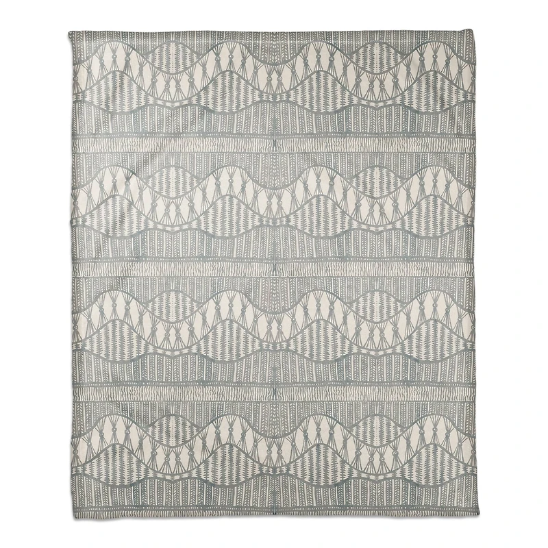 Lace Pattern Coral Fleece Blanket