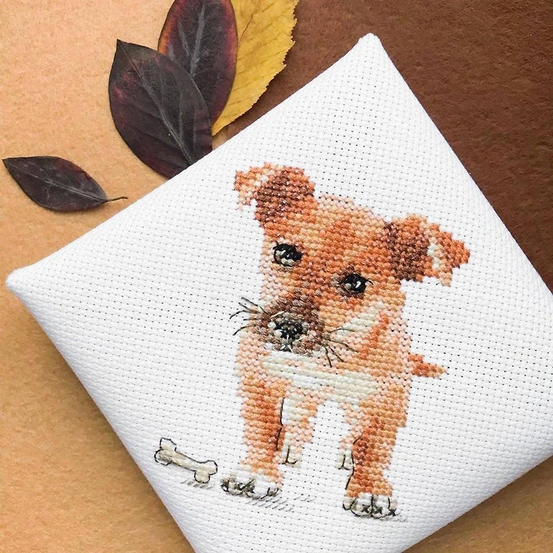 Alisa Puppy Cross Stitch Kit