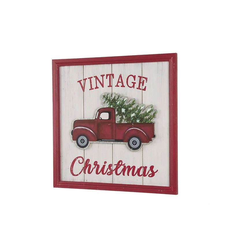 Glitzhome® 18" Wooden Truck Wall Décor