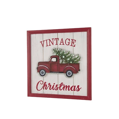 Glitzhome® 18" Wooden Truck Wall Décor