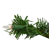 16" Pre-Lit Deluxe Windsor Pine Artificial Christmas Wreath