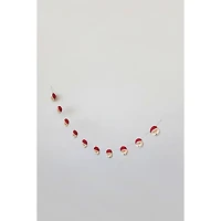 Hello Honey® 6ft. Jute & Wool Felt Santa Garland