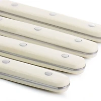 Martha Stewart Everyday 4-Piece White Stainless Steel Steak Knife Set