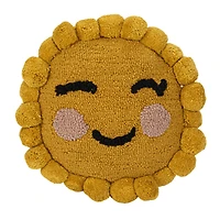 Hello Honey® 12" Sun Shaped Cotton Punch Hook Pillow