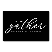 Gather With Grateful Hearts 18" x 27" Floor Mat