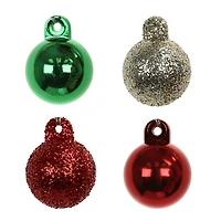 16 Pack 15mm Mini Red, Green & Gold Ball Ornaments by Ashland®