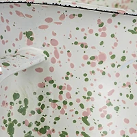 Hello Honey® 6.5" Mint & Pink Splatterware Enameled Metal Pitcher