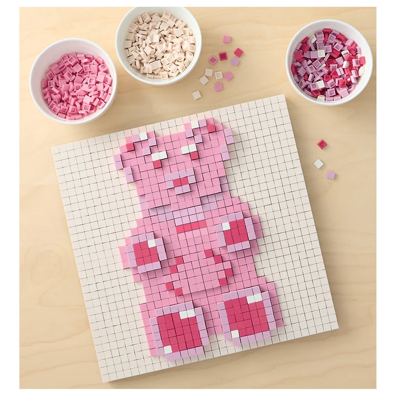 10" x 10" Gummy Bear Pixelated Brick Art Kit by Make Market®