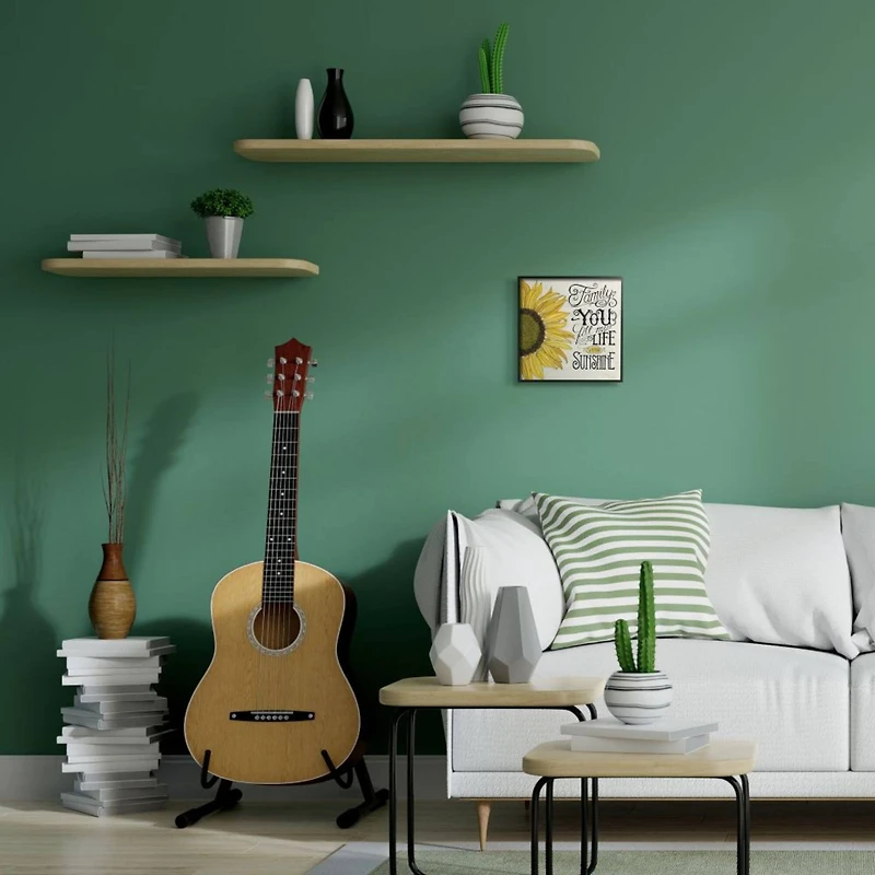 Stupell Industries You Fill My Life with Sunshine Wall Art in Black Frame