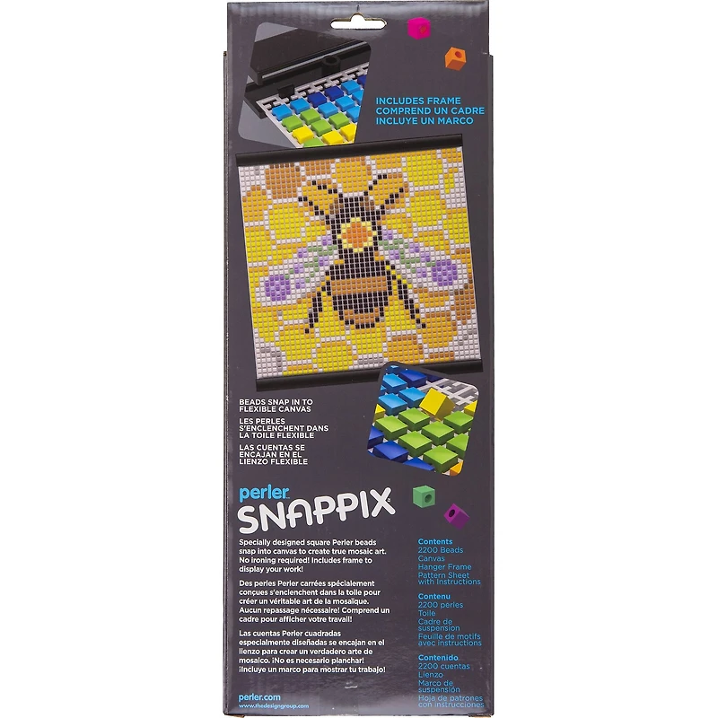 Perler™ Snappix™ Folksy Bee Fuse Beads Craft Kit