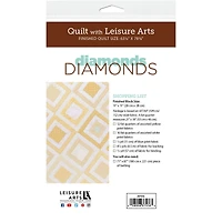 Leisure Arts® Diamonds Quilt Pattern
