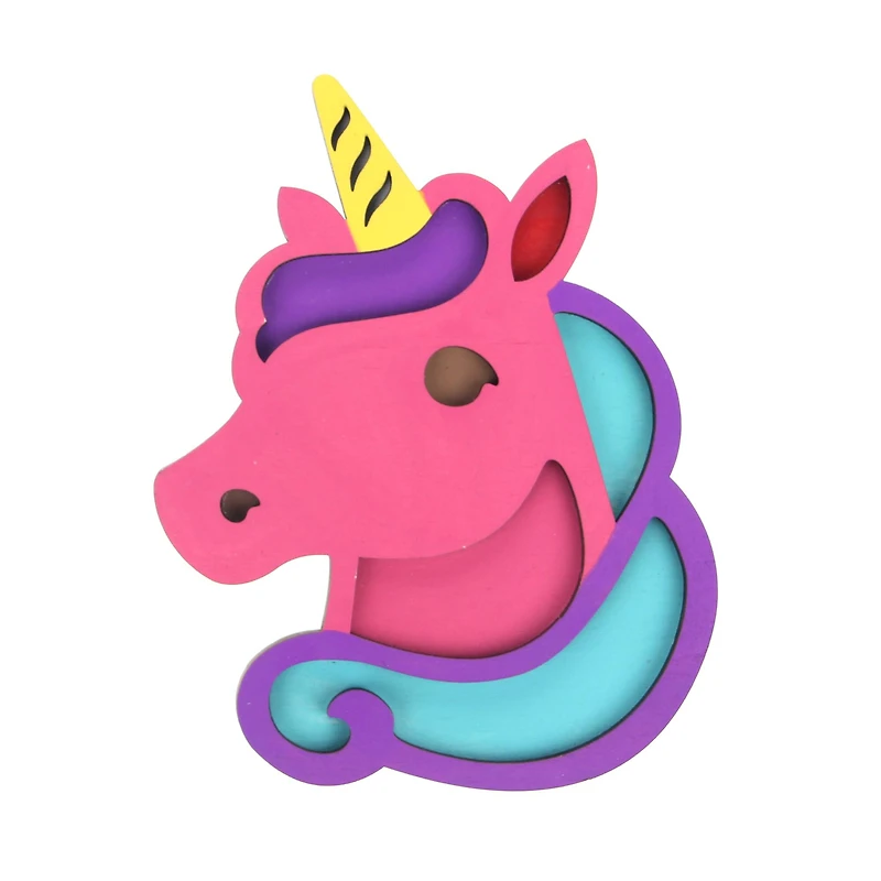 Unicorn Layered Wood Craft Kit by Creatology™