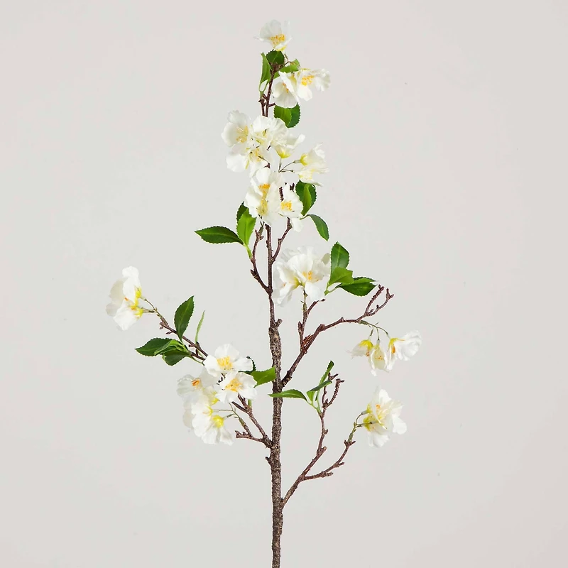 38" White Blossom Flower Stems, 3ct.