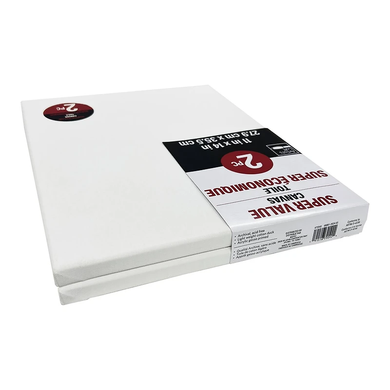 2 Pack Value Canvas by Artist's Loft