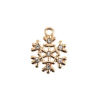 John Bead Sweet & Petite Snowflake Holiday Charms, 8ct.