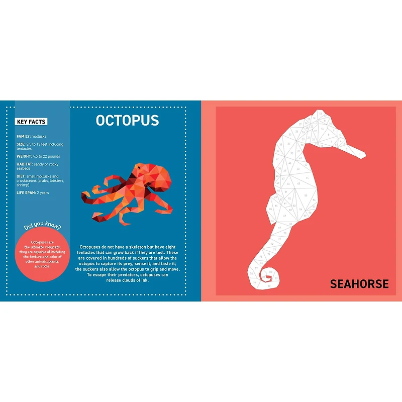 Fox Chapel Publishing My Sticker Paintings Ocean Animals Book