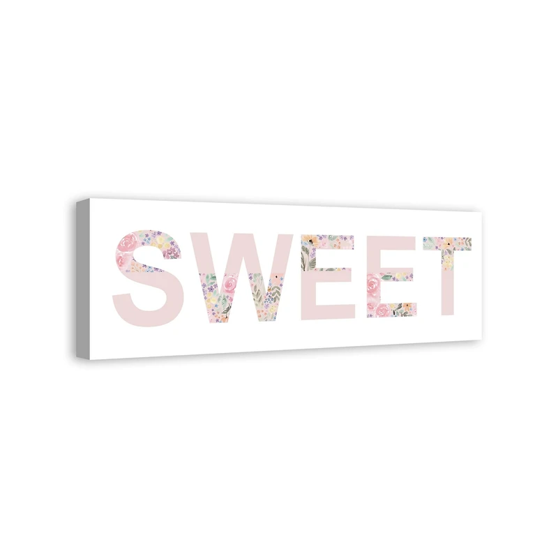 Sweet 36" x 12" Canvas Wall Art