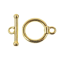 13mm 18K Gold-Plated Toggle Clasp by Bead Landing™