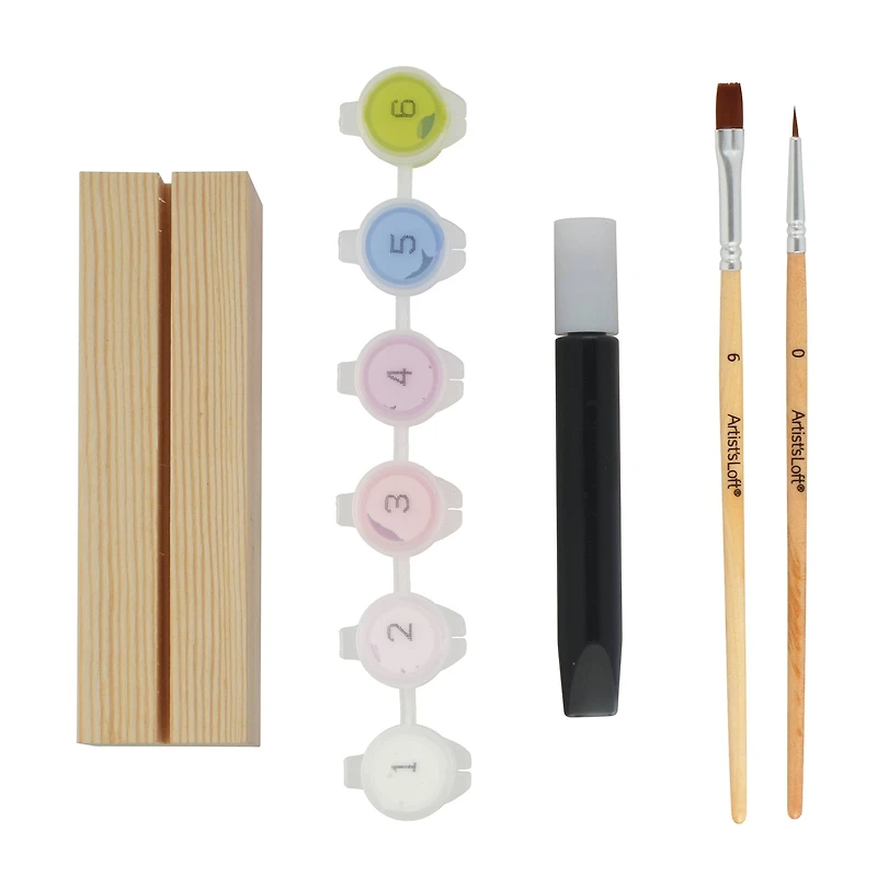 Kawaii Gummy Bear Paint-by-Number Acrylic Surface Kit by Artist's Loft®