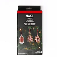 3D Gingerbread Ornament Diamond Art Kit by Make Market®